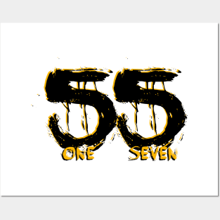 55one seven Posters and Art